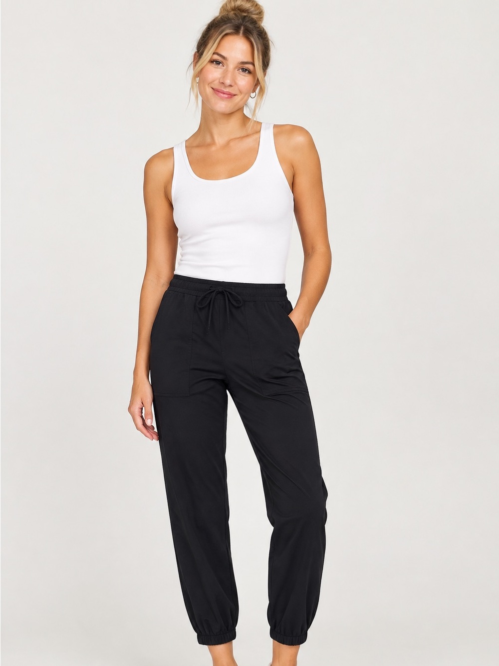 Columbia Black Drawstring Joggers